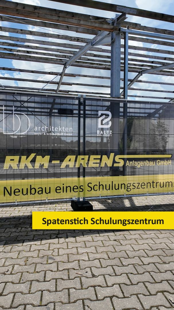Bau des neuen Ausbildungs- und Schulungszentrum haben begonnen